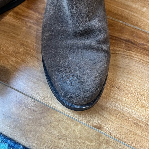 Thursday Boot Company Duchess Boot in Dark Olive Suede Size 8 - Picture 10 of 16